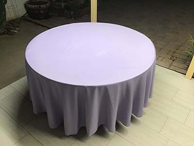 round tablecloths (lavender lilac) - 108