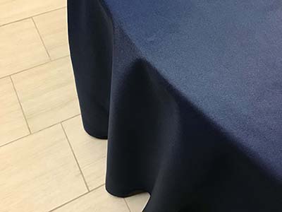 round tablecloths (navy blue) - 120