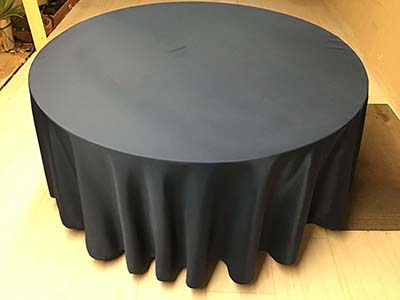 round tablecloths (navy blue) - 108