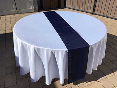 table runners (navy blue) - 12 x 108