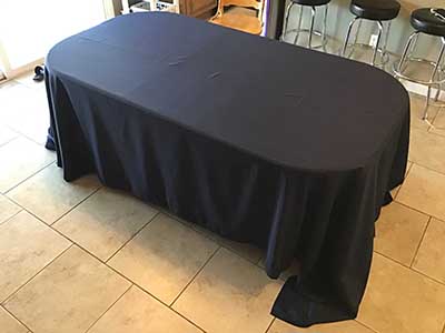 rectangle tablecloths (navy blue) - 90 x 156