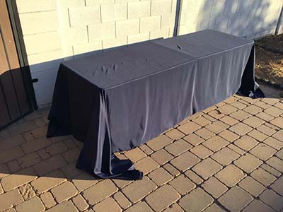 rectangle tablecloths (navy blue) - 90 x 156