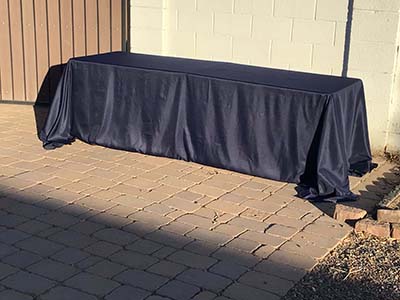 rectangle tablecloths (navy blue) - 90 x 156