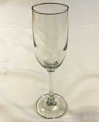 champagne flute glasses (6.25 oz.)