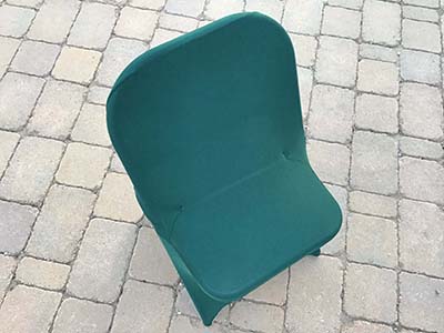 spandex stretch-fitted slip-on chair covers (hunter emerald green)