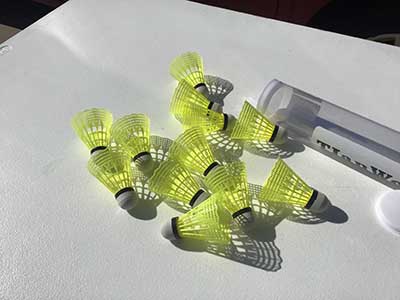 badminton shuttlecock birdies (nylon)