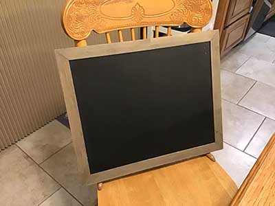 chalk board (22.5 x 18.5)