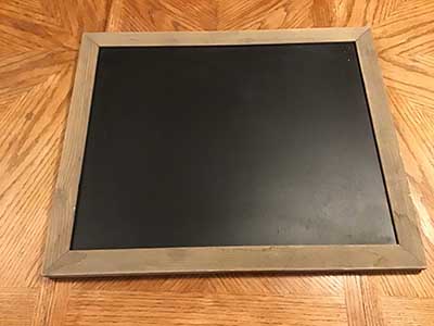 chalk board (22.5 x 18.5)