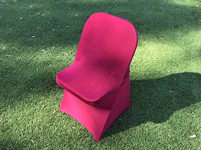 spandex stretch-fitted slip-on chair covers (burgundy)