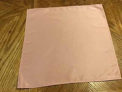 cloth dinner napkins (dusty rose) - 17 x 17