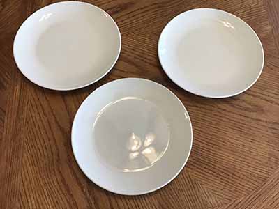 serving platter / large dinner plate (white, Royal Norfolk)