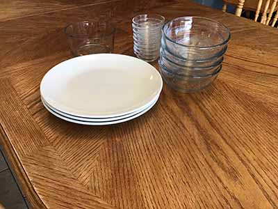 serving platter / large dinner plate (white, Royal Norfolk)
