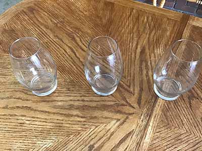glass vase - 6 7/8