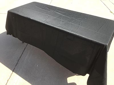 rectangle tablecloths (black) - 60 x 102