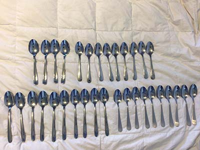 stainless steel dinner spoons