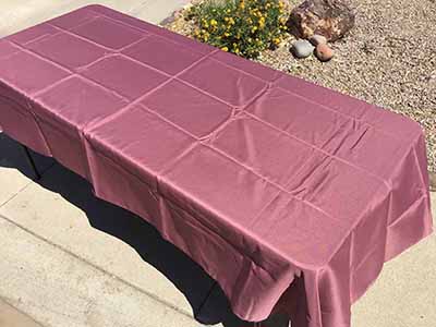rectangle tablecloths (cinnamon rose) - 60 x 102