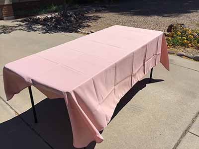 rectangle tablecloths (dusty rose) - 60 x 102