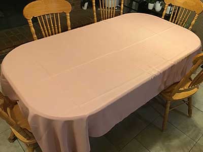 rectangle tablecloths (dusty rose) - 60 x 102