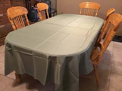 rectangle tablecloths (dusty sage green / eucalyptus sage green) - 60 x 102