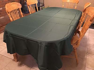 rectangle tablecloths (hunter emerald green) - 60 x 102