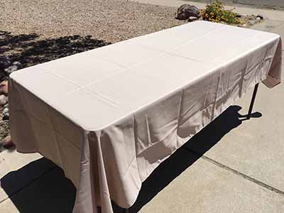 rectangle tablecloths (nude) - 60 x 102