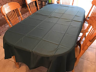 rectangle tablecloths (peacock teal) - 60 x 102