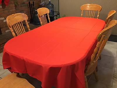 rectangle tablecloths (red) - 60 x 102