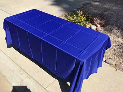 rectangle tablecloths (royal blue) - 60 x 102