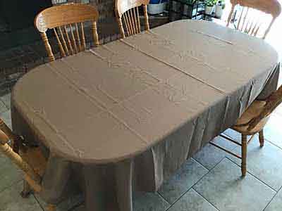 rectangle tablecloths (taupe) - 60 x 102