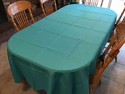 rectangle tablecloths (turquoise) - 60 x 102