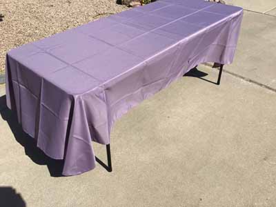 rectangle tablecloths (violet amethyst) - 60 x 102