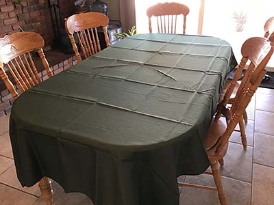 rectangle tablecloths (charcoal gray) - 60 x 102