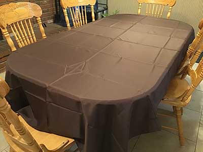 rectangle tablecloths (chocolate) - 60 x 102
