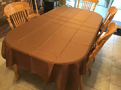 rectangle tablecloths (cinnamon brown) - 60 x 102