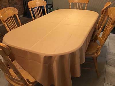 rectangle tablecloths (gold) - 60 x 102