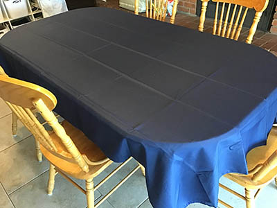 rectangle tablecloths (navy blue) - 60 x 102