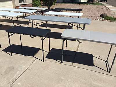 6 foot rectangle tables