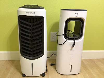 portable indoor/outdoor tower air cooler/fan/humidifier