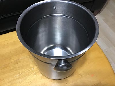 wine bucket / cider bottle bucket (stainless steel)