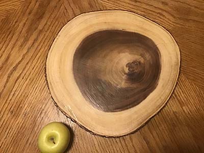 wood serving platter