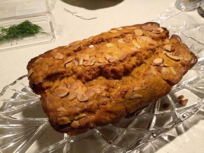 homemade pumpkin bread