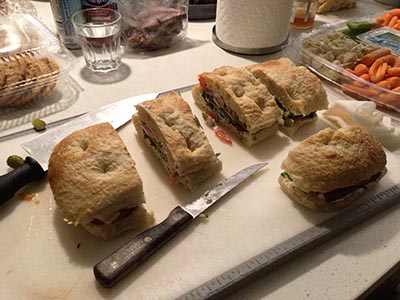 sandwiches with prime rib meat