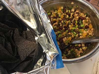 corn and bean salsa