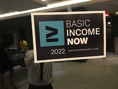 Basic Income sign