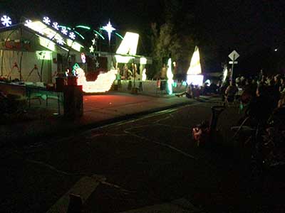 Christmas lights show