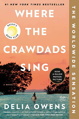 book club selection: Where the Crawdads Sing, book cover