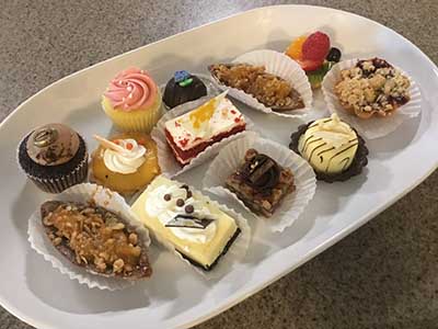 mini sweets from Honeymoon Sweets Bakery