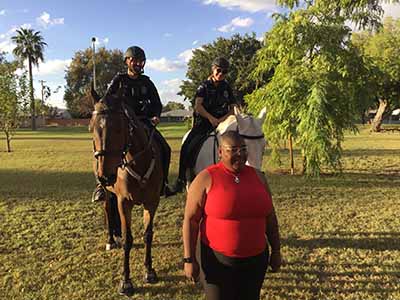 equestrian police