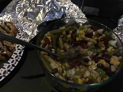 bean and vegetable salad