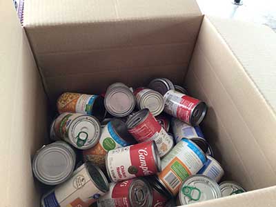 donated food
